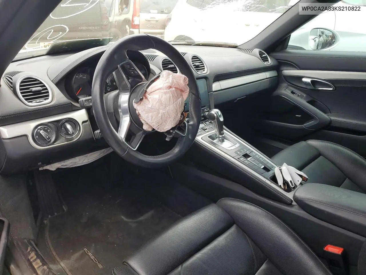 2019 Porsche Boxster Base VIN: WP0CA2A83KS210822 Lot: 54010296