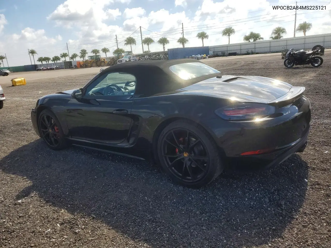 2021 Porsche Boxster S VIN: WP0CB2A84MS225121 Lot: 57376986
