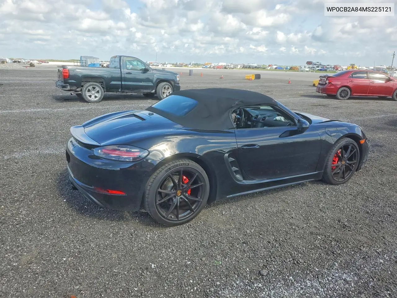 2021 Porsche Boxster S VIN: WP0CB2A84MS225121 Lot: 57376986