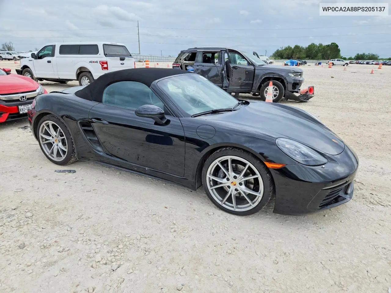 2023 Porsche Boxster Base VIN: WP0CA2A88PS205137 Lot: 53951286