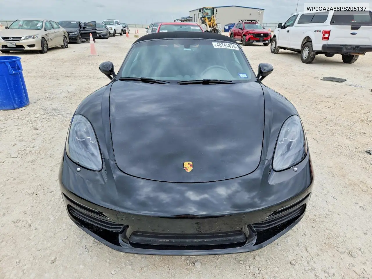 2023 Porsche Boxster Base VIN: WP0CA2A88PS205137 Lot: 53951286