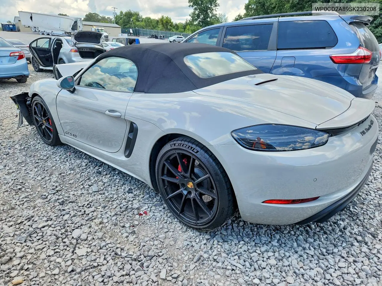 2025 Porsche Boxster Gts VIN: WP0CD2A89SK230208 Lot: 60076636