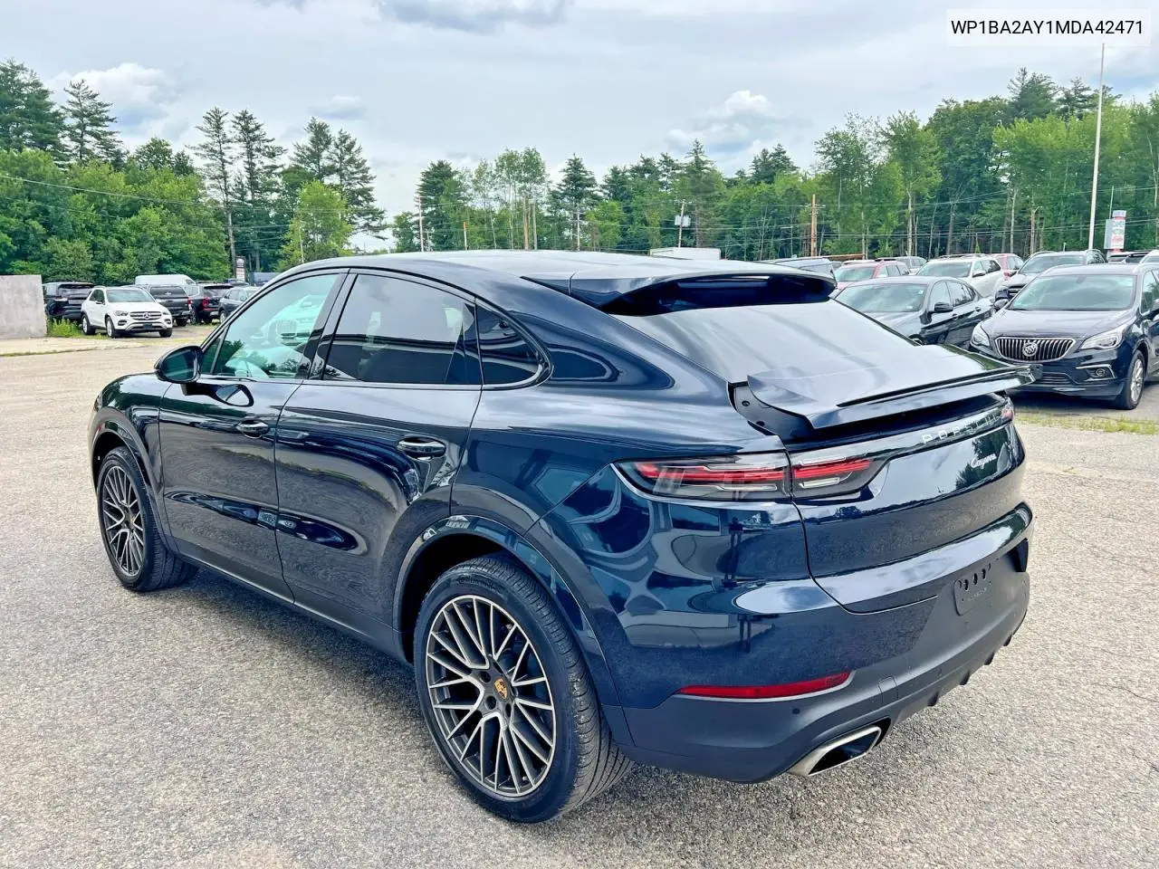 2021 Porsche Cayenne Coupe VIN: WP1BA2AY1MDA42471 Lot: 58984746