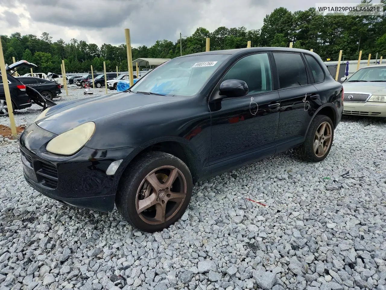 2005 Porsche Cayenne S VIN: WP1AB29P05LA65218 Lot: 59031766