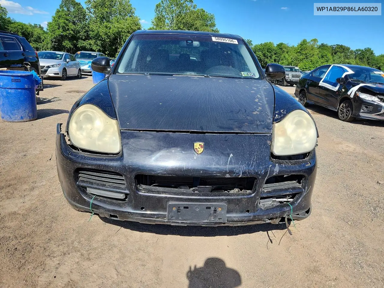 2006 Porsche Cayenne S VIN: WP1AB29P86LA60320 Lot: 58095106