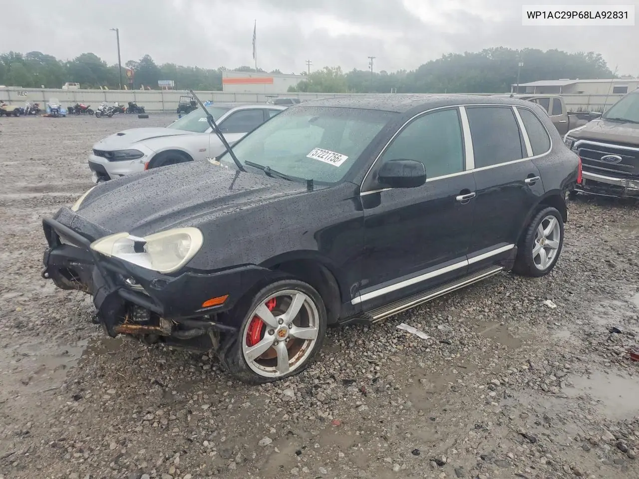 2008 Porsche Cayenne VIN: WP1AC29P68LA92831 Lot: 57221756