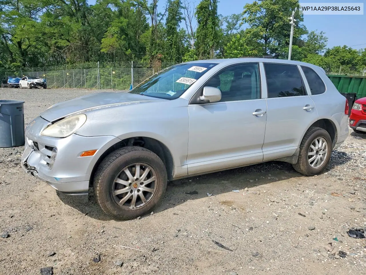 2008 Porsche Cayenne VIN: WP1AA29P38LA25643 Lot: 60959916