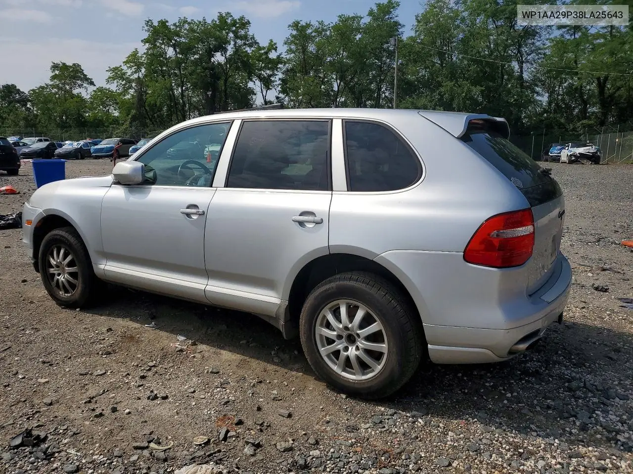 2008 Porsche Cayenne VIN: WP1AA29P38LA25643 Lot: 60959916