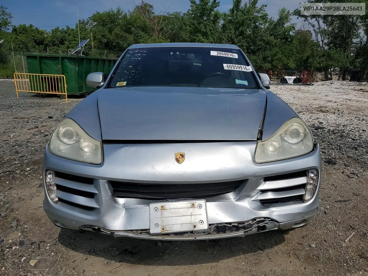 2008 Porsche Cayenne VIN: WP1AA29P38LA25643 Lot: 60959916