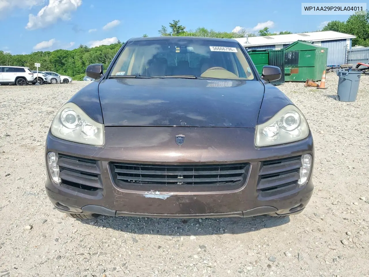 2009 Porsche Cayenne VIN: WP1AA29P29LA04011 Lot: 56666796