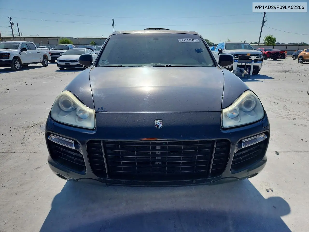2009 Porsche Cayenne Gts VIN: WP1AD29P09LA62206 Lot: 59717596