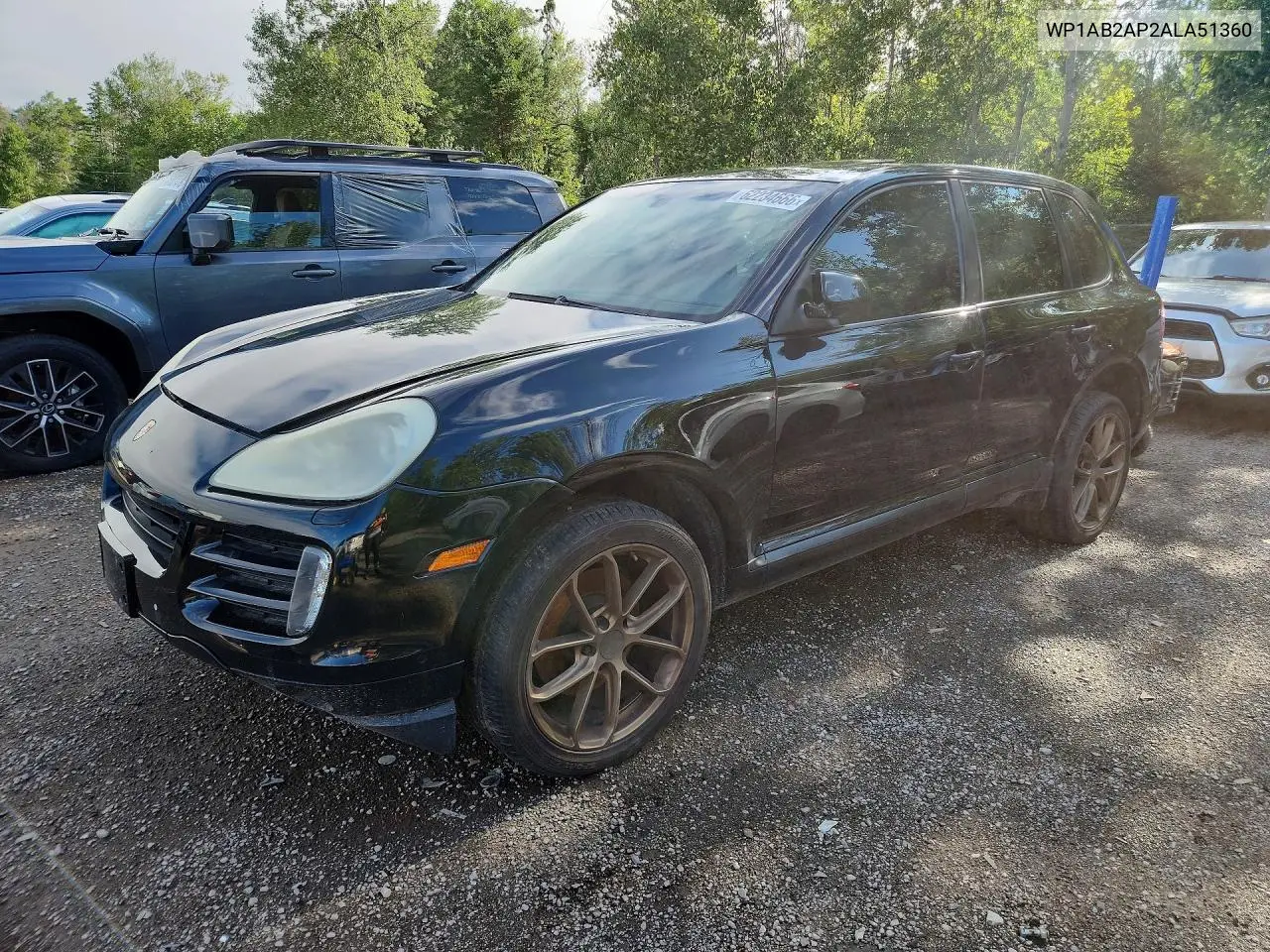 2010 Porsche Cayenne VIN: WP1AB2AP2ALA51360 Lot: 62234666