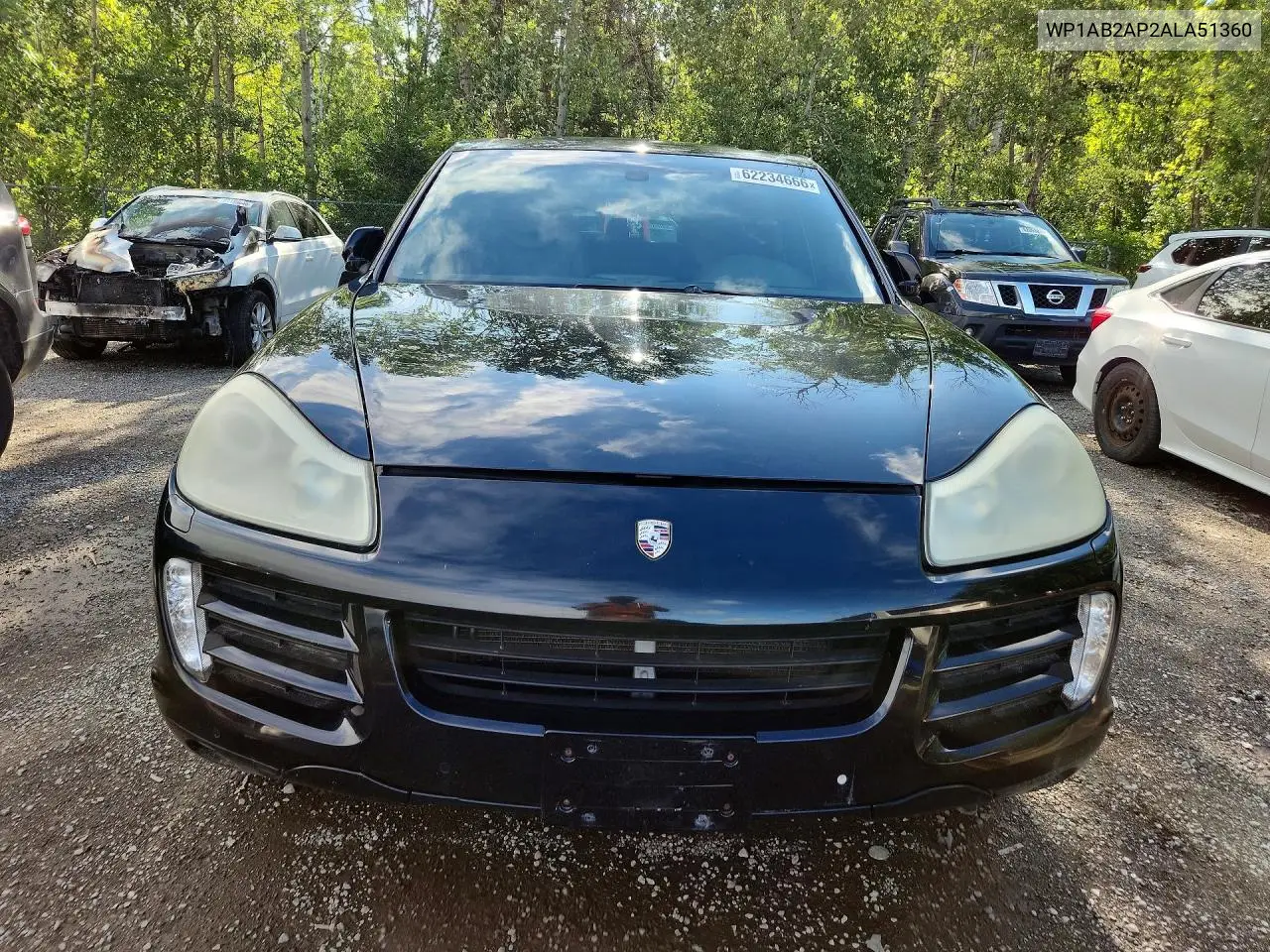 2010 Porsche Cayenne VIN: WP1AB2AP2ALA51360 Lot: 62234666