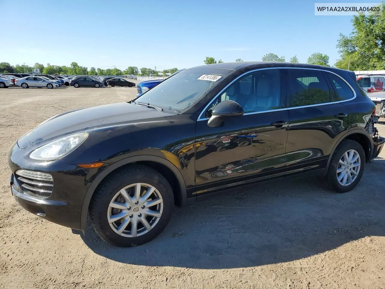 2011 Porsche Cayenne VIN: WP1AA2A2XBLA06420 Lot: 52141386
