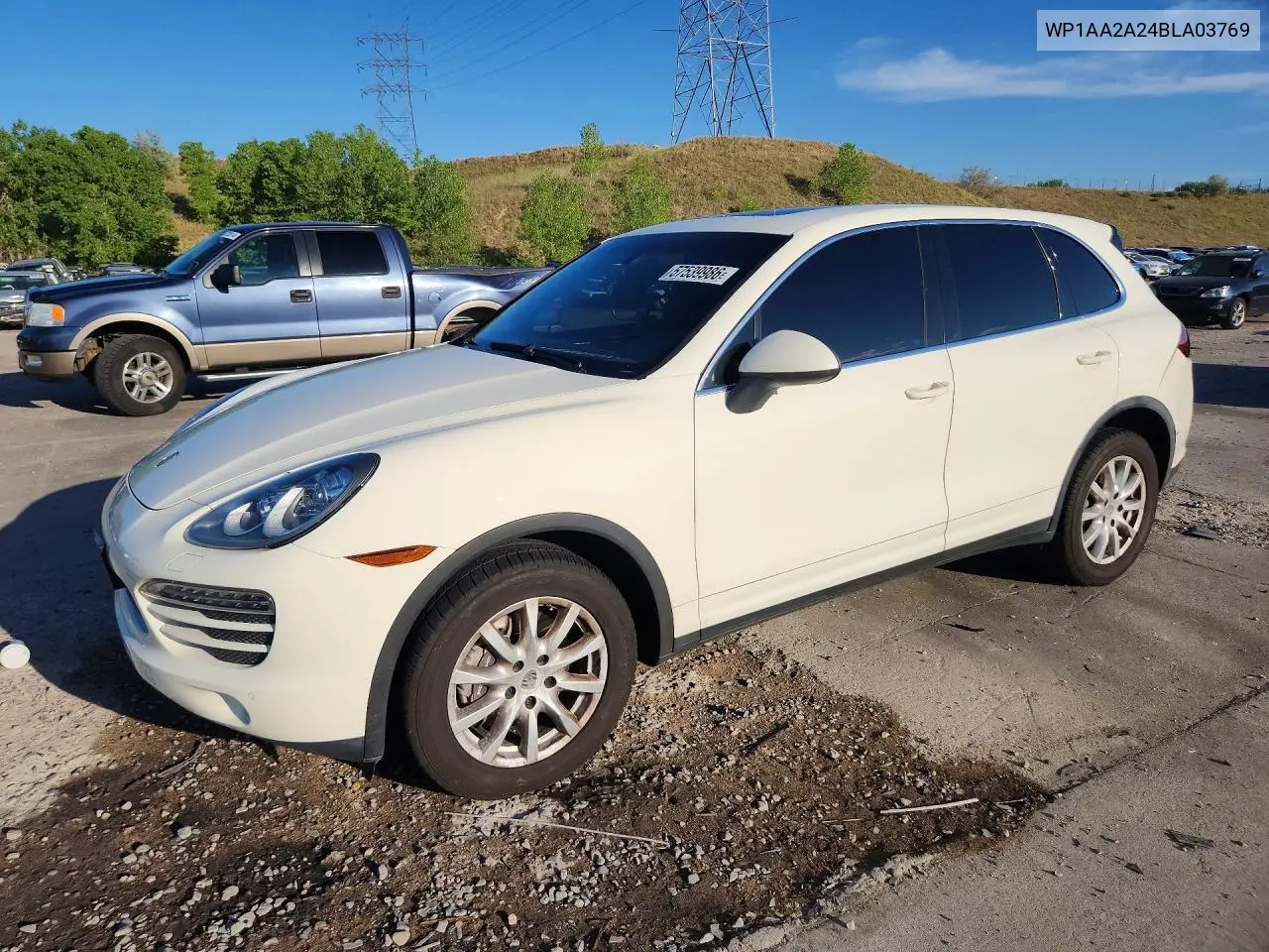 2011 Porsche Cayenne VIN: WP1AA2A24BLA03769 Lot: 57539986