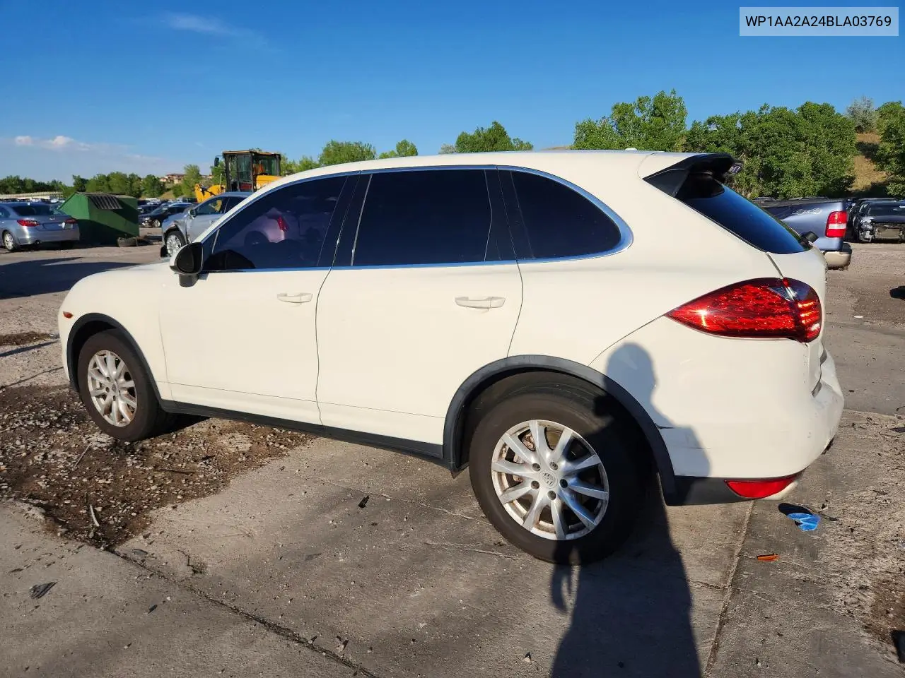 2011 Porsche Cayenne VIN: WP1AA2A24BLA03769 Lot: 57539986