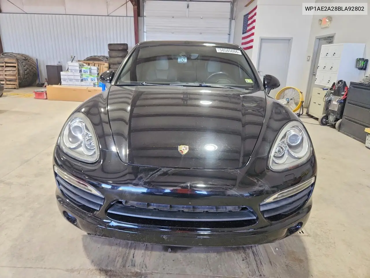 2011 Porsche Cayenne S Hybrid VIN: WP1AE2A28BLA92802 Lot: 58585066