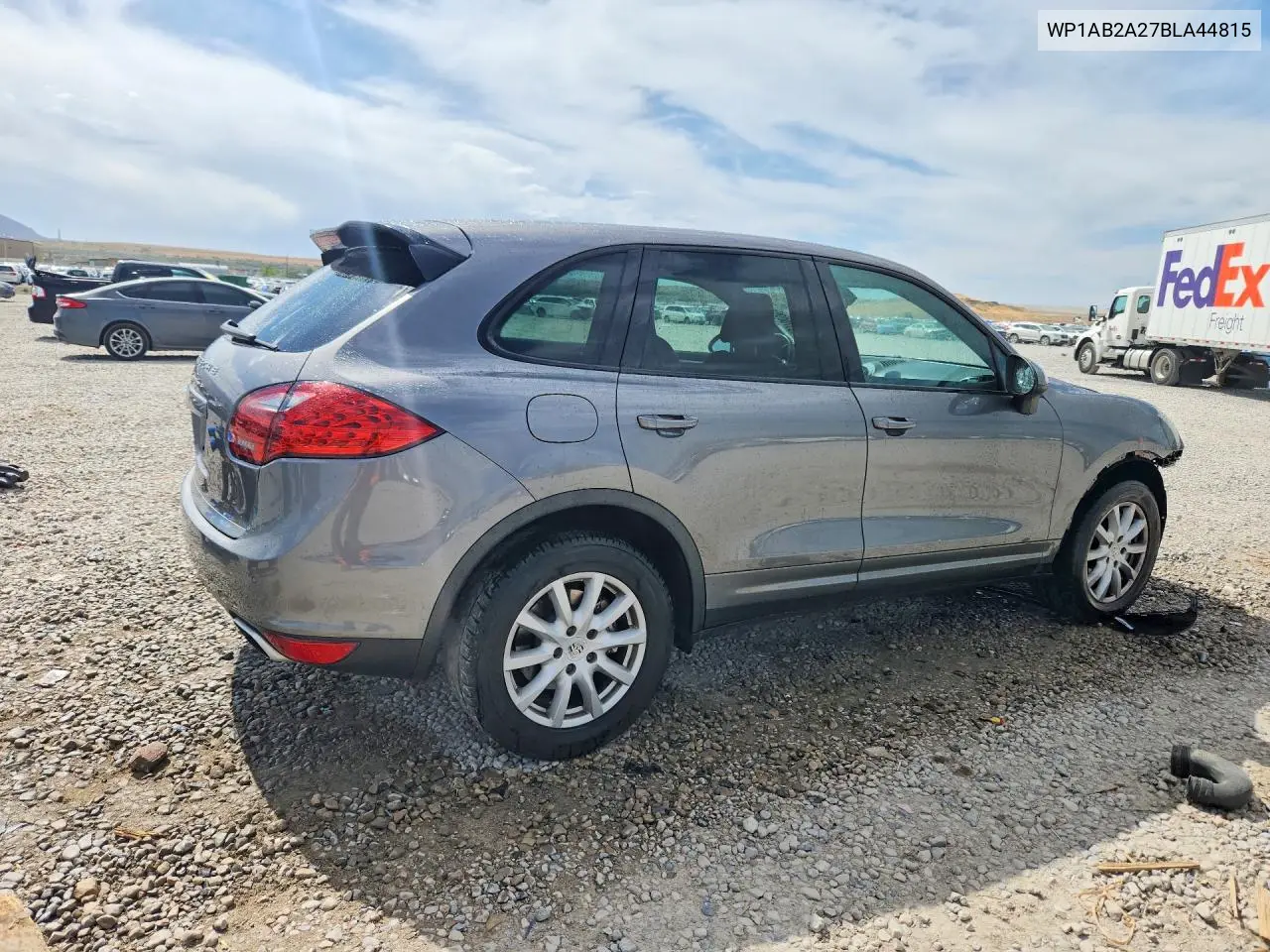 2011 Porsche Cayenne S VIN: WP1AB2A27BLA44815 Lot: 59370096