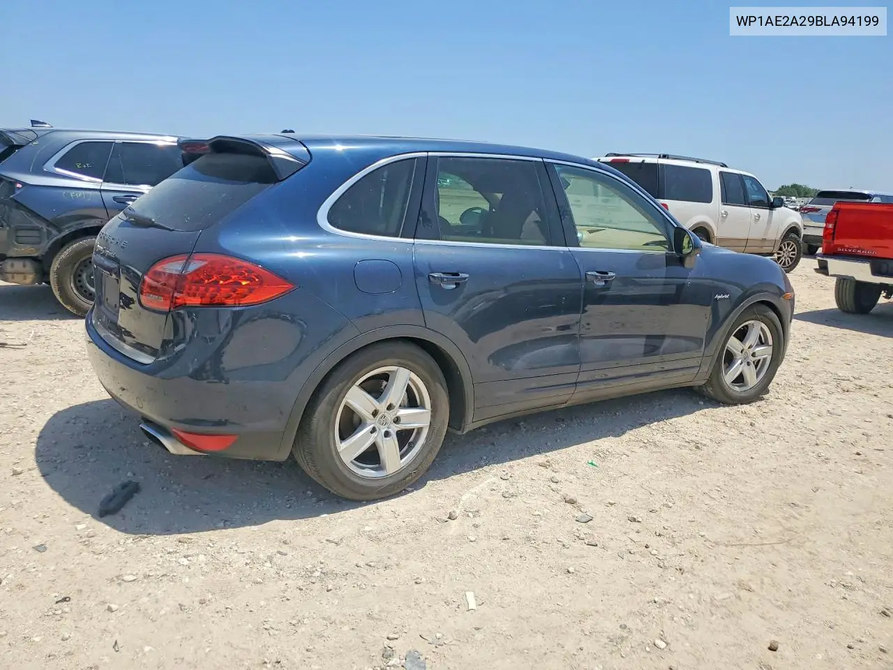 2011 Porsche Cayenne S Hybrid VIN: WP1AE2A29BLA94199 Lot: 61703146