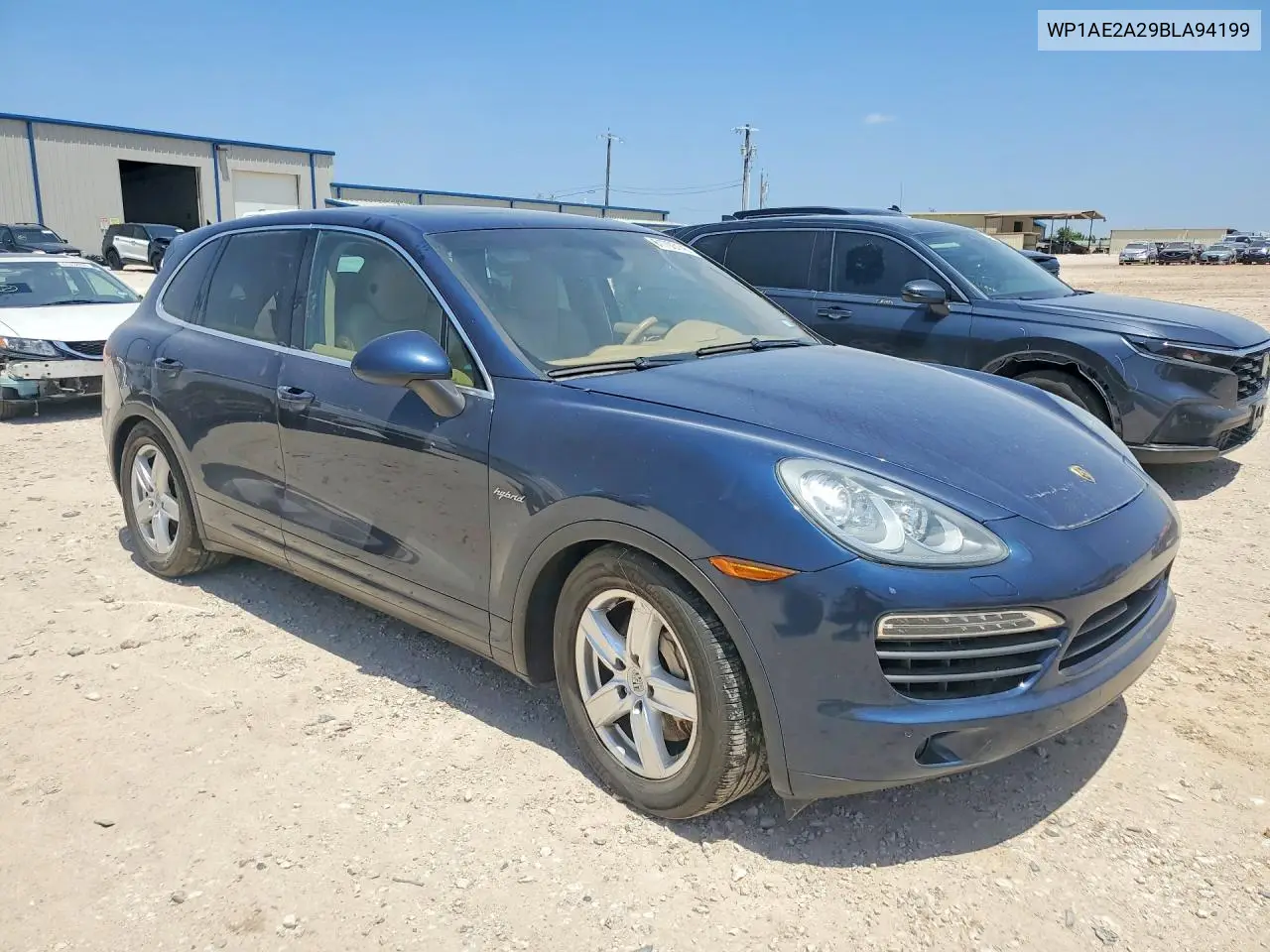 2011 Porsche Cayenne S Hybrid VIN: WP1AE2A29BLA94199 Lot: 61703146