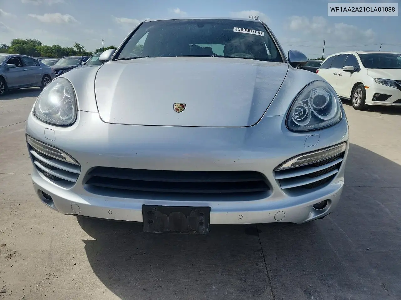 2012 Porsche Cayenne VIN: WP1AA2A21CLA01088 Lot: 58900706