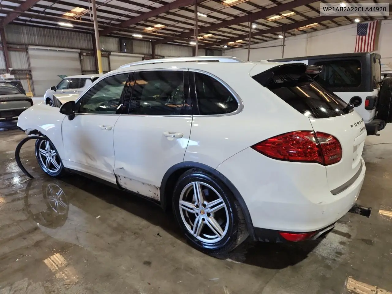 2012 Porsche Cayenne S VIN: WP1AB2A22CLA44920 Lot: 60916166