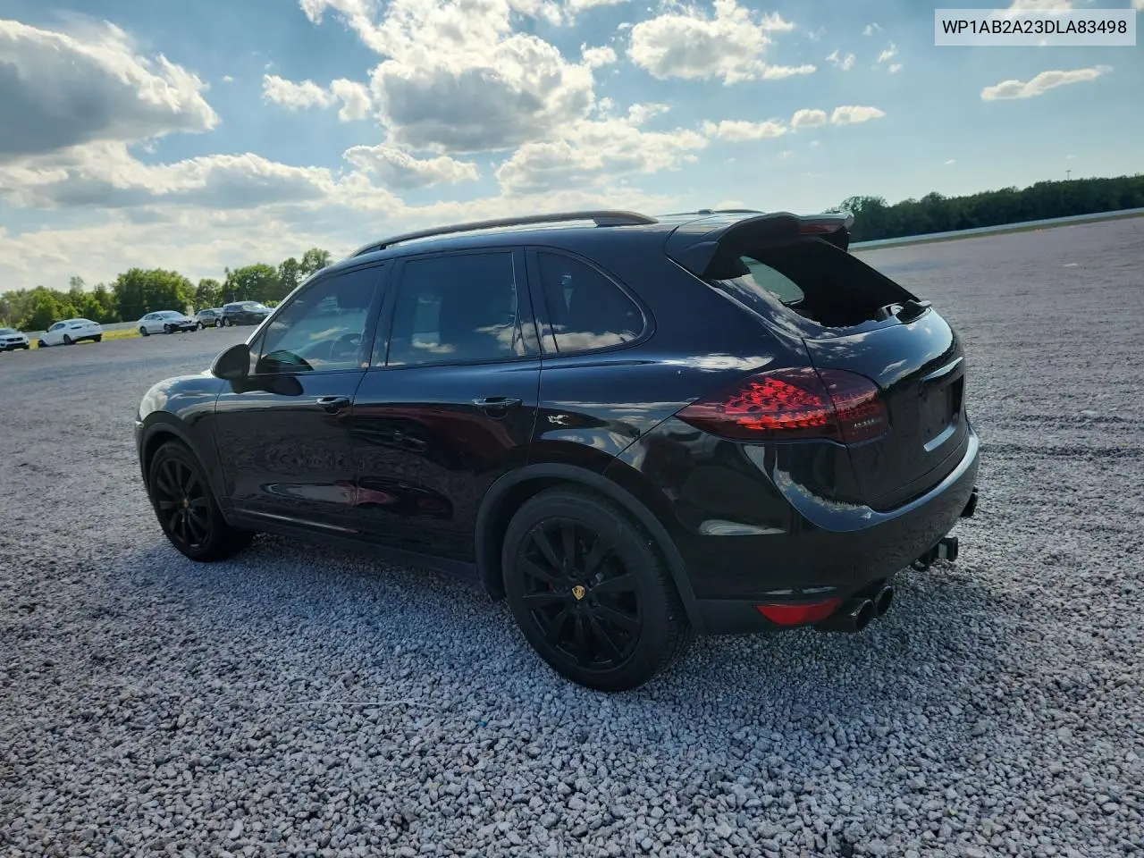 2013 Porsche Cayenne VIN: WP1AB2A23DLA83498 Lot: 57541006
