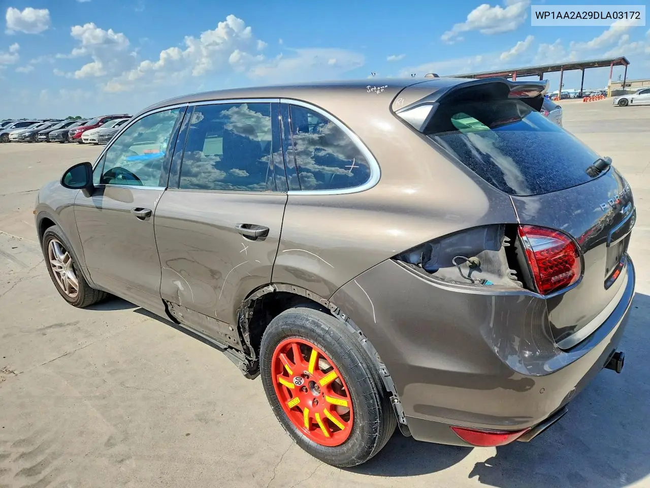 2013 Porsche Cayenne VIN: WP1AA2A29DLA03172 Lot: 58289946