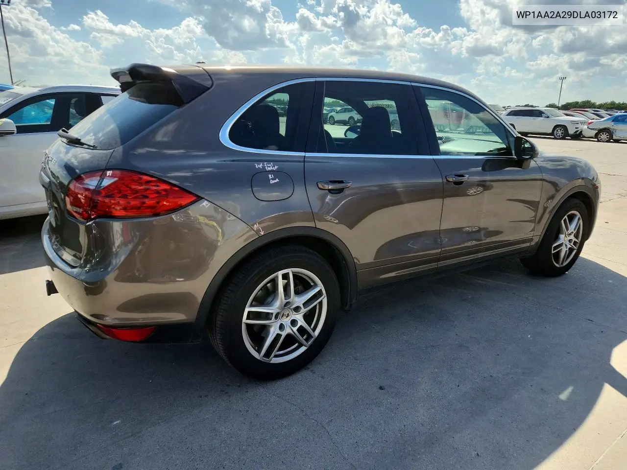 2013 Porsche Cayenne VIN: WP1AA2A29DLA03172 Lot: 58289946