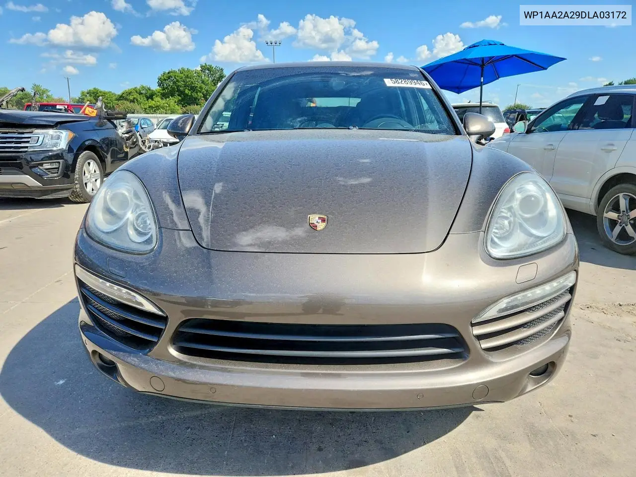2013 Porsche Cayenne VIN: WP1AA2A29DLA03172 Lot: 58289946