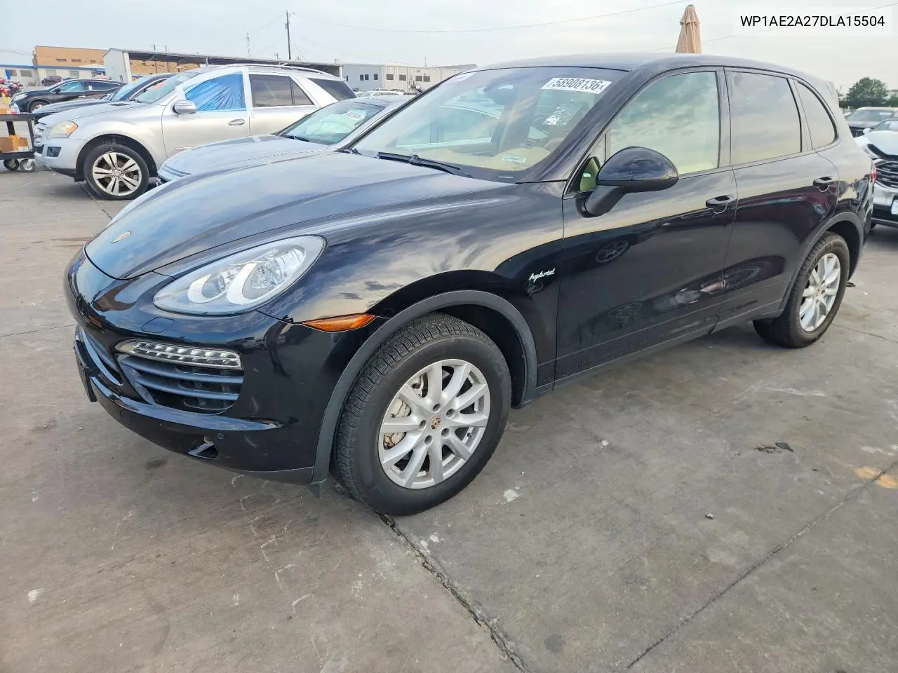 2013 Porsche Cayenne S Hybrid VIN: WP1AE2A27DLA15504 Lot: 58908136
