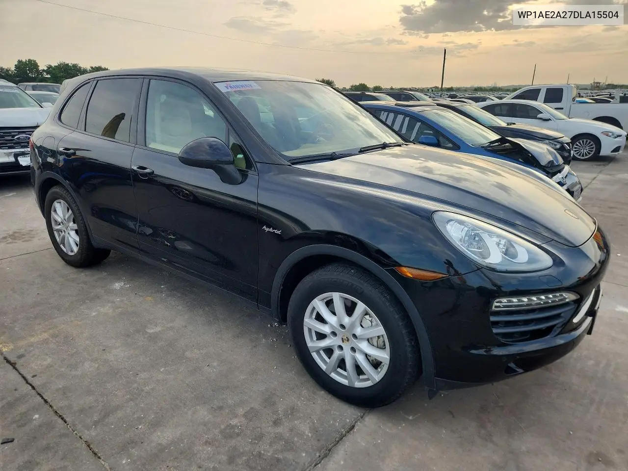 2013 Porsche Cayenne S Hybrid VIN: WP1AE2A27DLA15504 Lot: 58908136