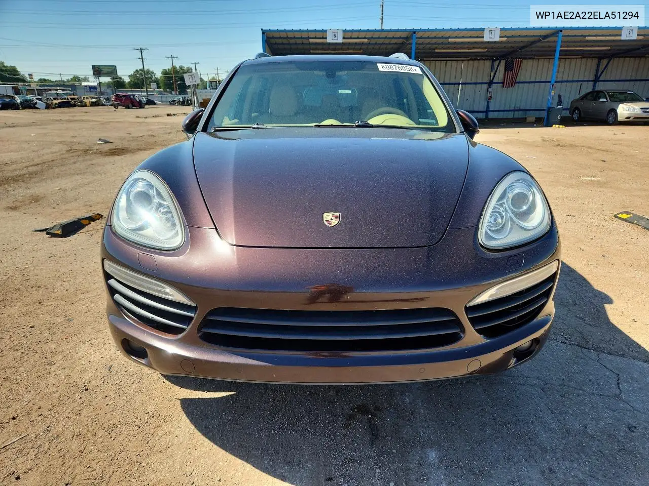 2014 Porsche Cayenne S Hybrid VIN: WP1AE2A22ELA51294 Lot: 60876056