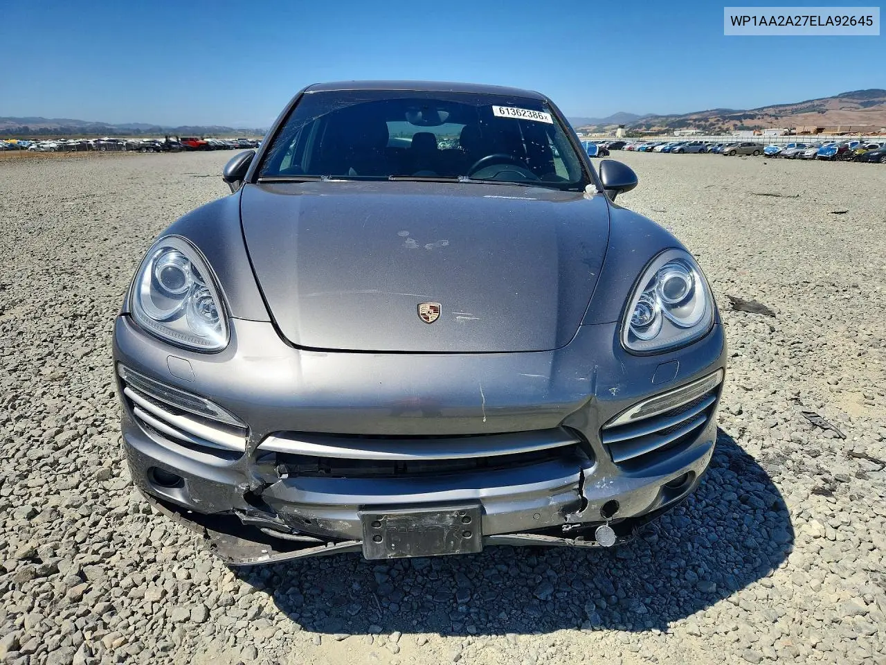2014 Porsche Cayenne VIN: WP1AA2A27ELA92645 Lot: 61362386