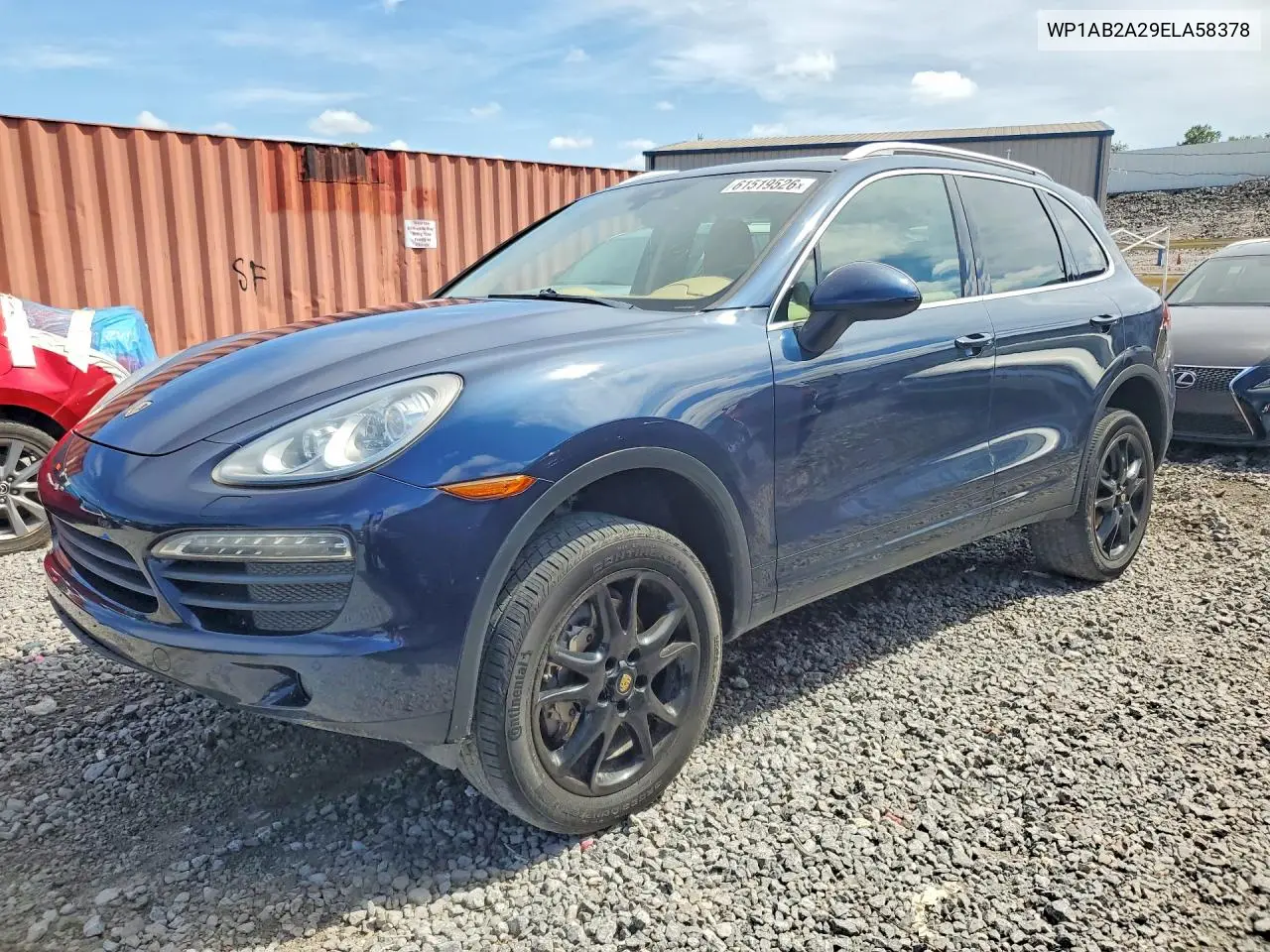 2014 Porsche Cayenne S VIN: WP1AB2A29ELA58378 Lot: 61519526