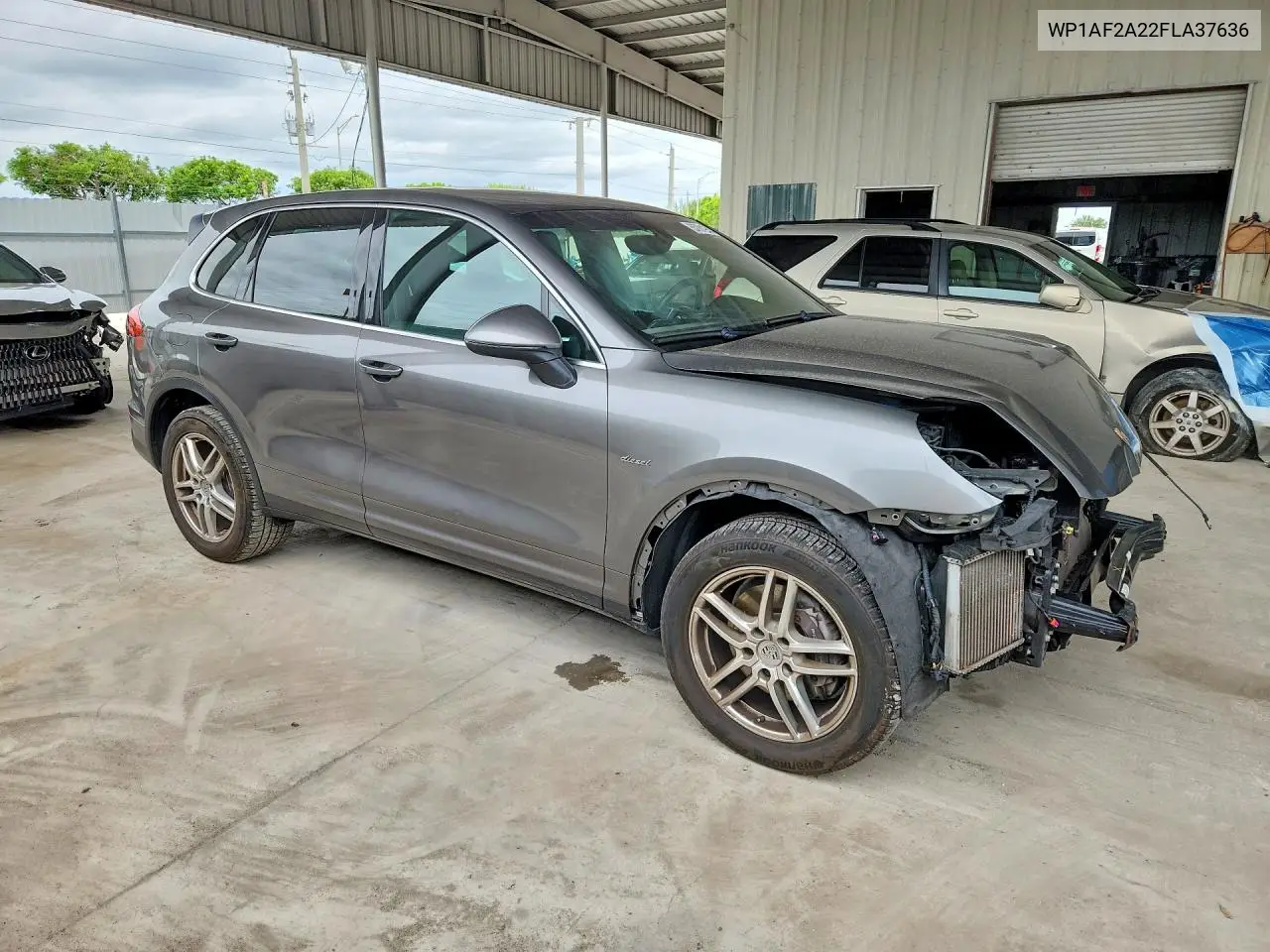 2015 Porsche Cayenne VIN: WP1AF2A22FLA37636 Lot: 55781986