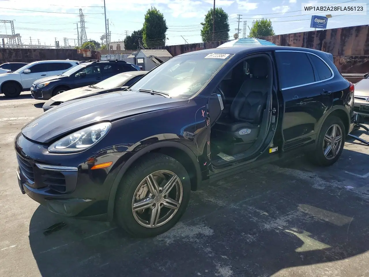 2015 Porsche Cayenne S VIN: WP1AB2A28FLA56123 Lot: 59722356