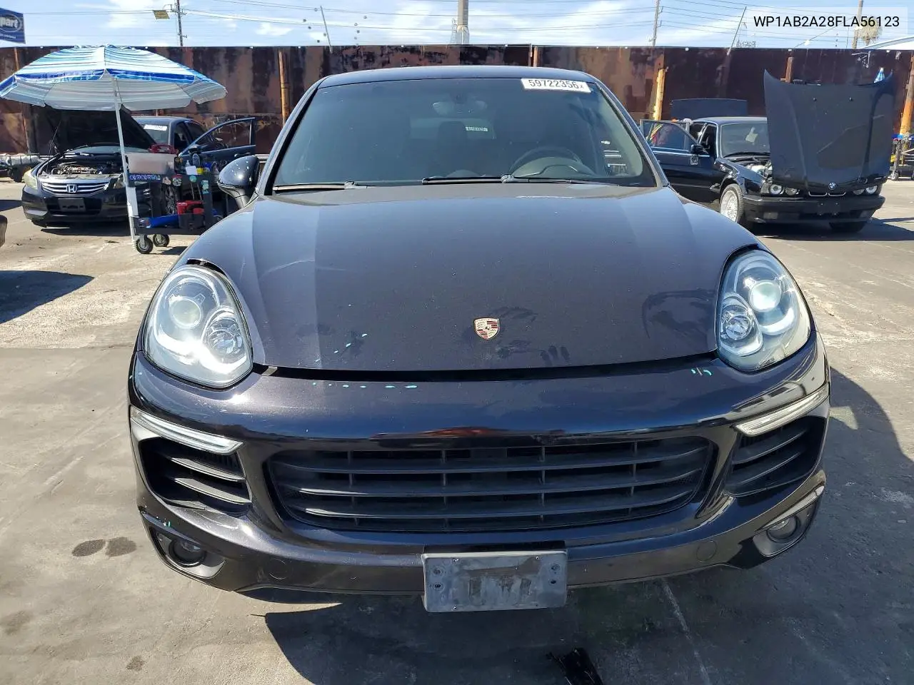 2015 Porsche Cayenne S VIN: WP1AB2A28FLA56123 Lot: 59722356