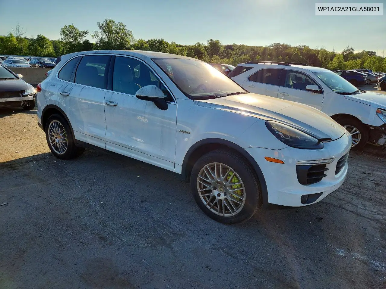 2016 Porsche Cayenne Se Hybrid VIN: WP1AE2A21GLA58031 Lot: 56269356