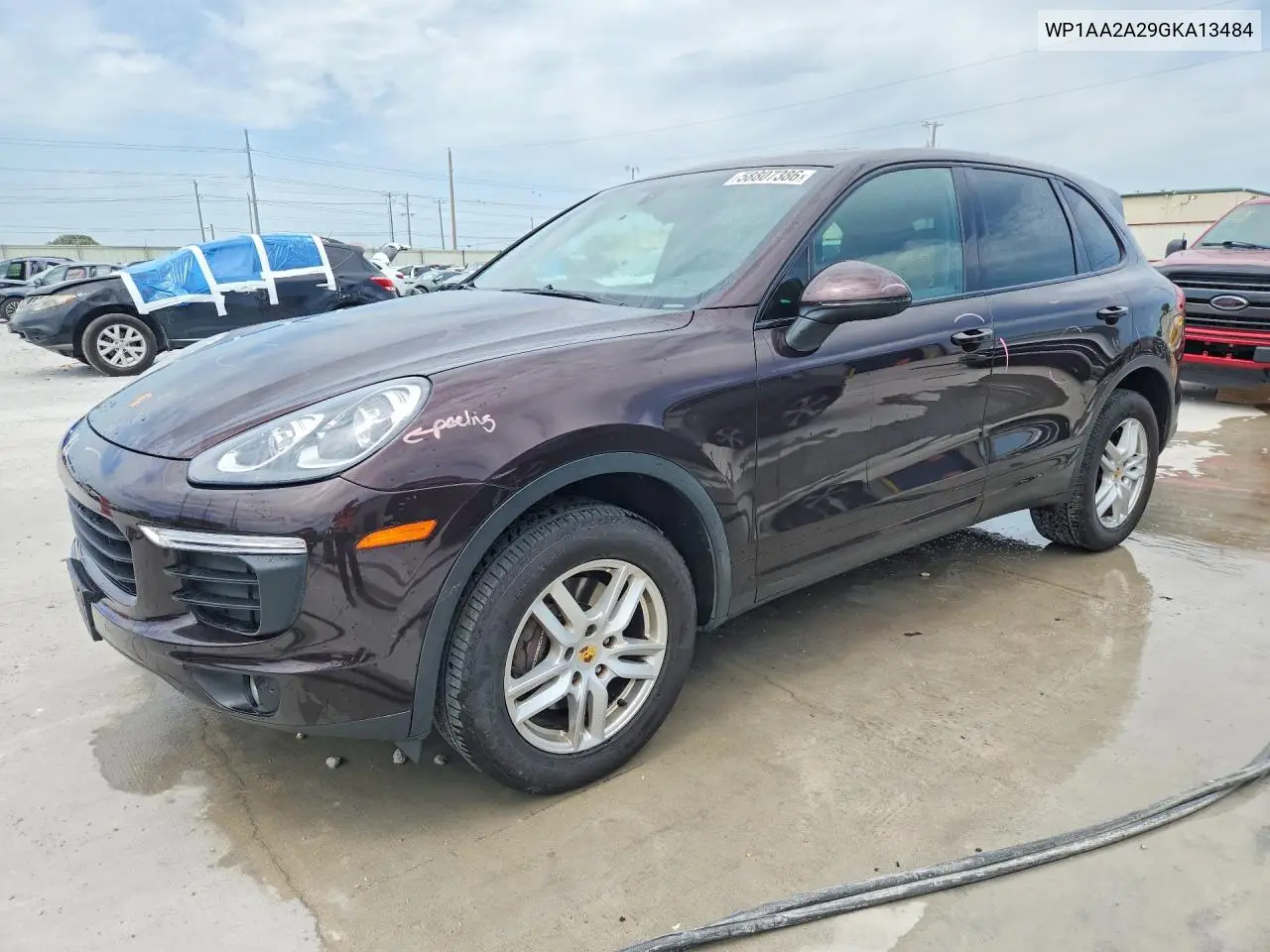 2016 Porsche Cayenne VIN: WP1AA2A29GKA13484 Lot: 58807386