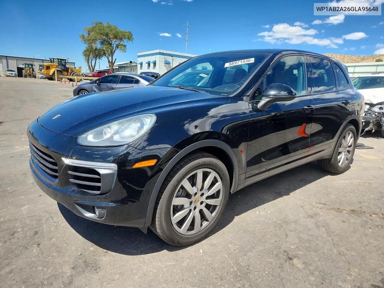 2016 Porsche Cayenne S VIN: WP1AB2A26GLA95648 Lot: 58971536
