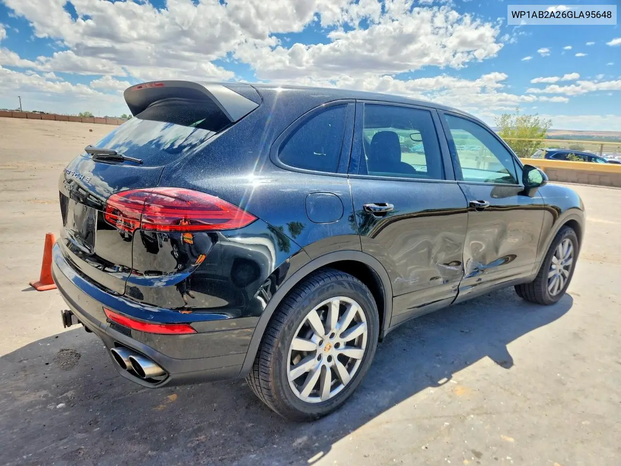 2016 Porsche Cayenne S VIN: WP1AB2A26GLA95648 Lot: 58971536