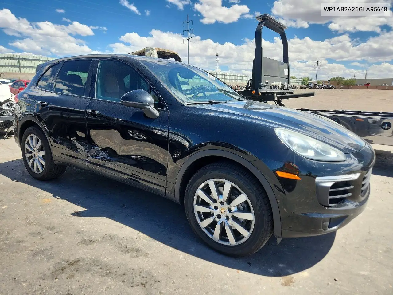2016 Porsche Cayenne S VIN: WP1AB2A26GLA95648 Lot: 58971536