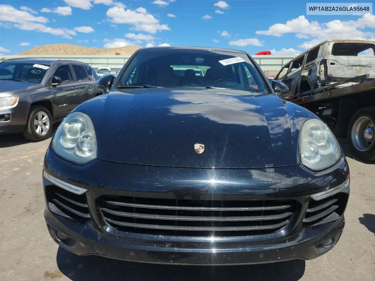 2016 Porsche Cayenne S VIN: WP1AB2A26GLA95648 Lot: 58971536