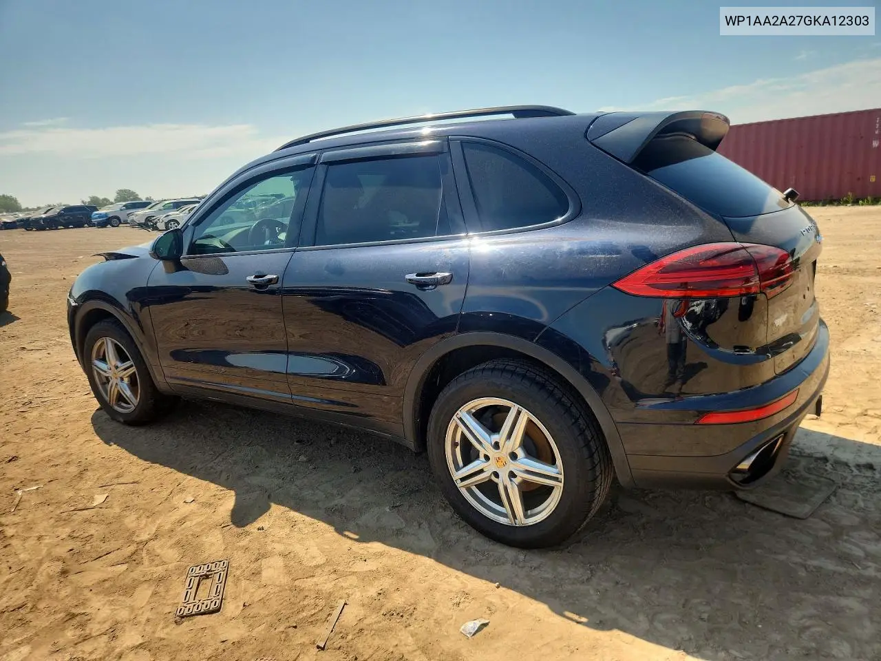 2016 Porsche Cayenne VIN: WP1AA2A27GKA12303 Lot: 59108036