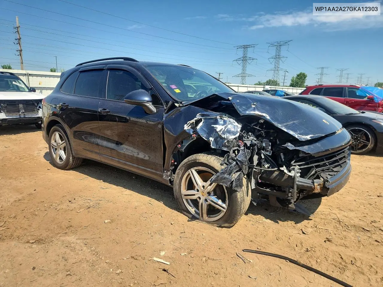 2016 Porsche Cayenne VIN: WP1AA2A27GKA12303 Lot: 59108036
