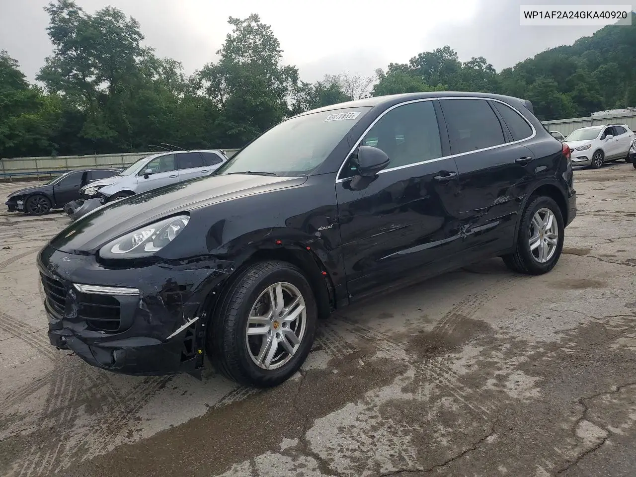2016 Porsche Cayenne VIN: WP1AF2A24GKA40920 Lot: 59218656