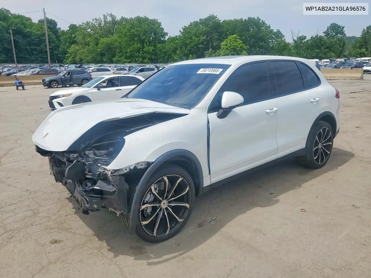 2016 Porsche Cayenne S VIN: WP1AB2A21GLA96576 Lot: 59218966
