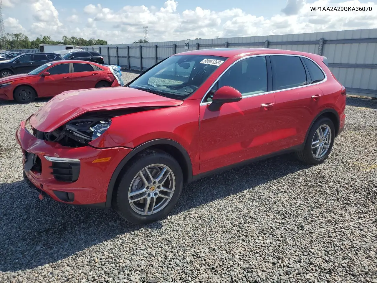 2016 Porsche Cayenne VIN: WP1AA2A29GKA36070 Lot: 60061296