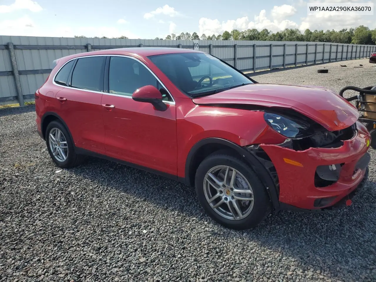 2016 Porsche Cayenne VIN: WP1AA2A29GKA36070 Lot: 60061296